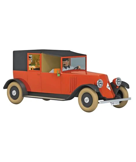 Red Taxi 1/24 Scale Resin Figurine