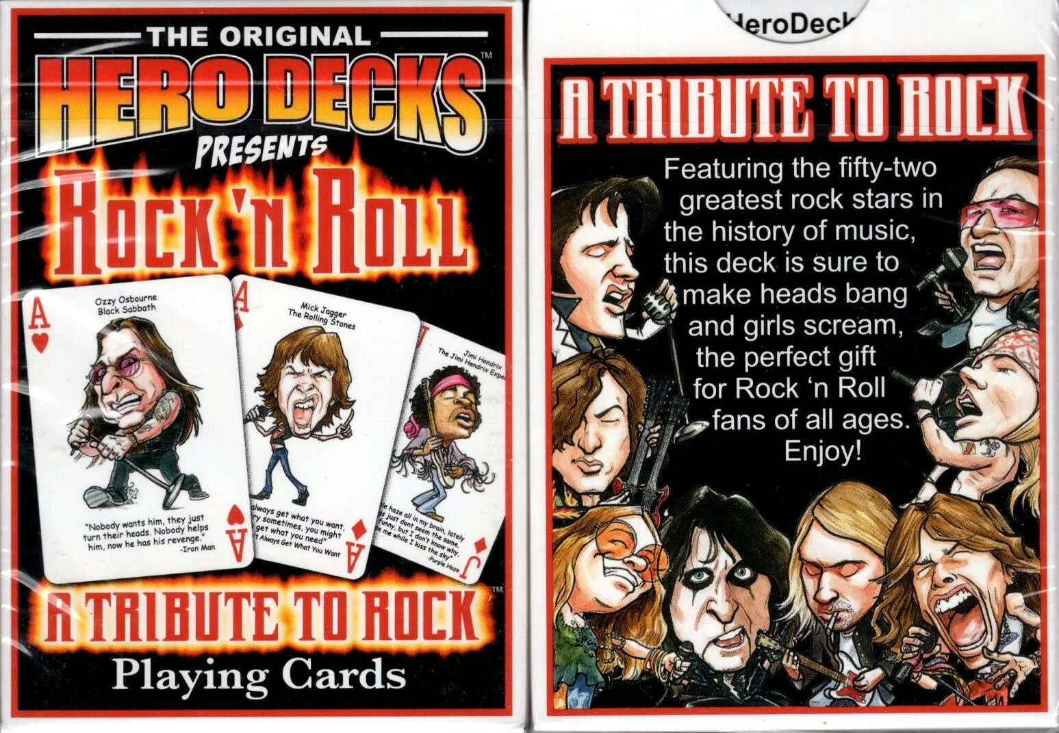 Rock 'n Roll Playing Cards