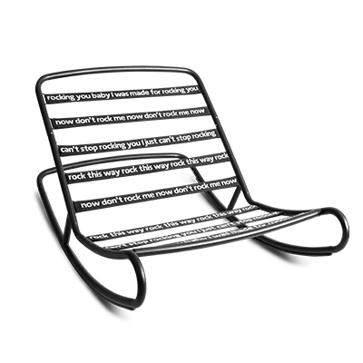 Rock 'n Roll Rocking Frame For Fatboy Bean Bags Available in 2 Colors