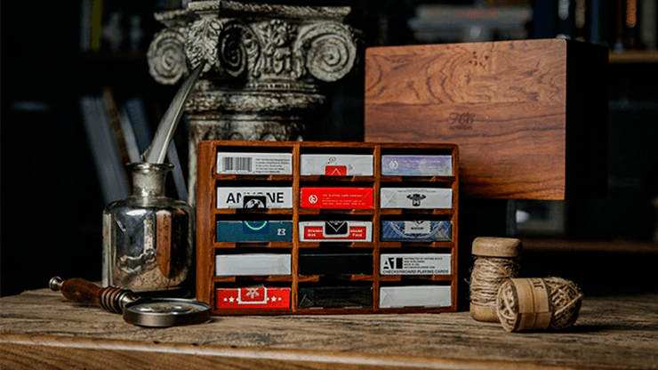 Rosewood Playing Card Storage Cabinet