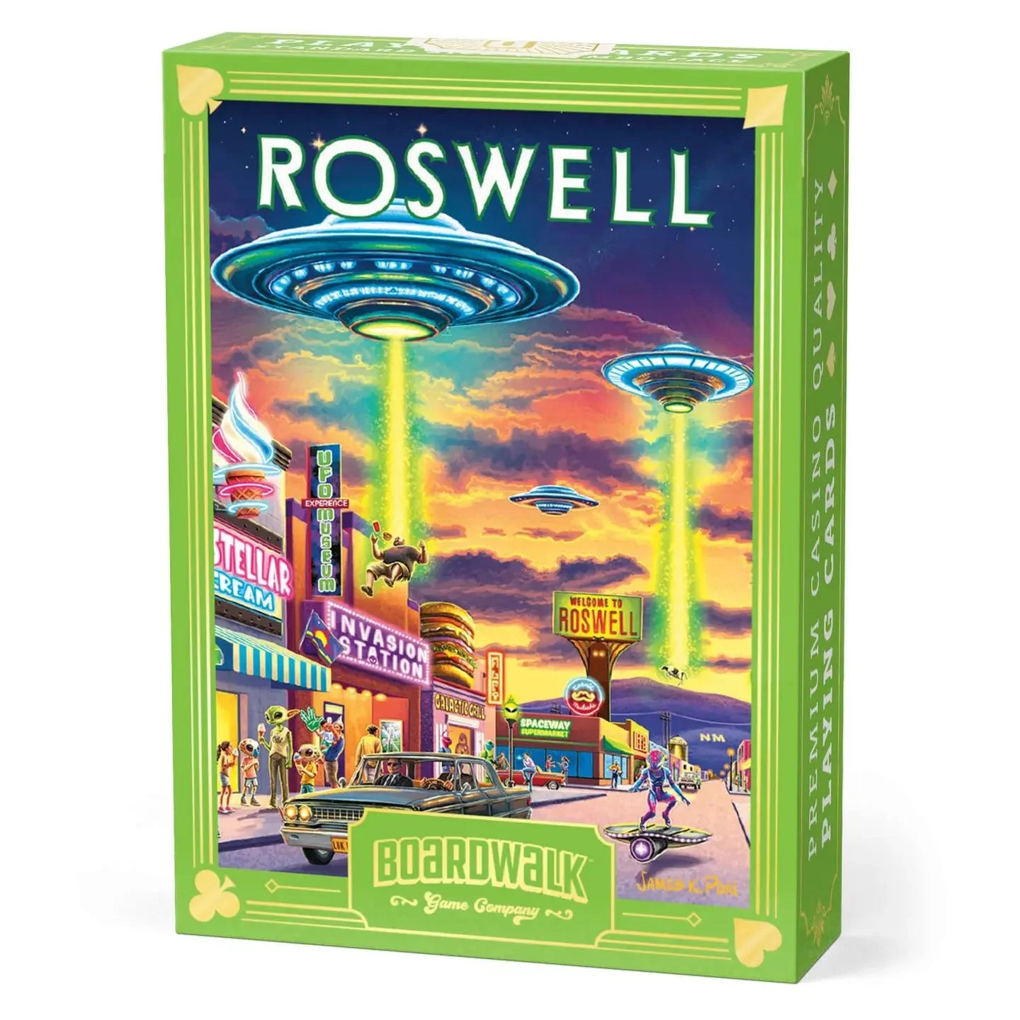 Roswell Playing Cards – Poker Size Jumbo Index