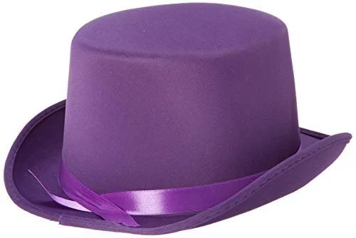 Satin Ribbon Halloween Costume Top Hat