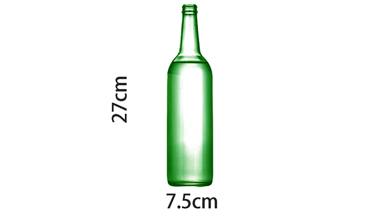 Self Exploding Green Beer Bottle