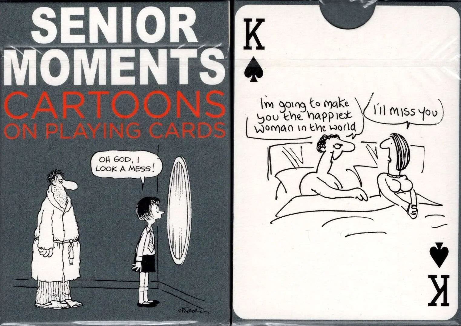 Senior Moments Playing Cards by Piatnik - A Lighthearted Take on Aging