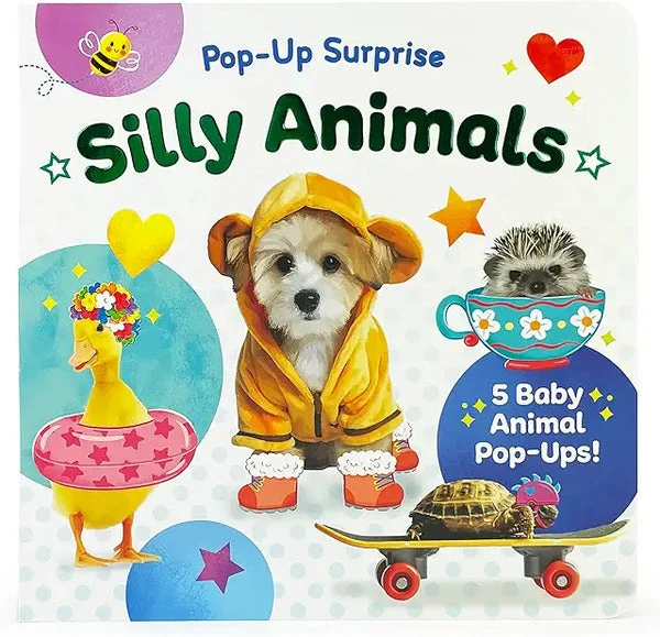 Silly Animals - Pop-Up Surprise Board Book for Kids Ages 1-3