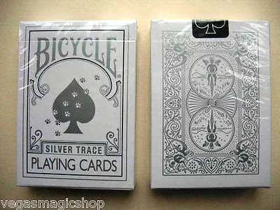 Silver Trace Bicycle Playing Cards Deck