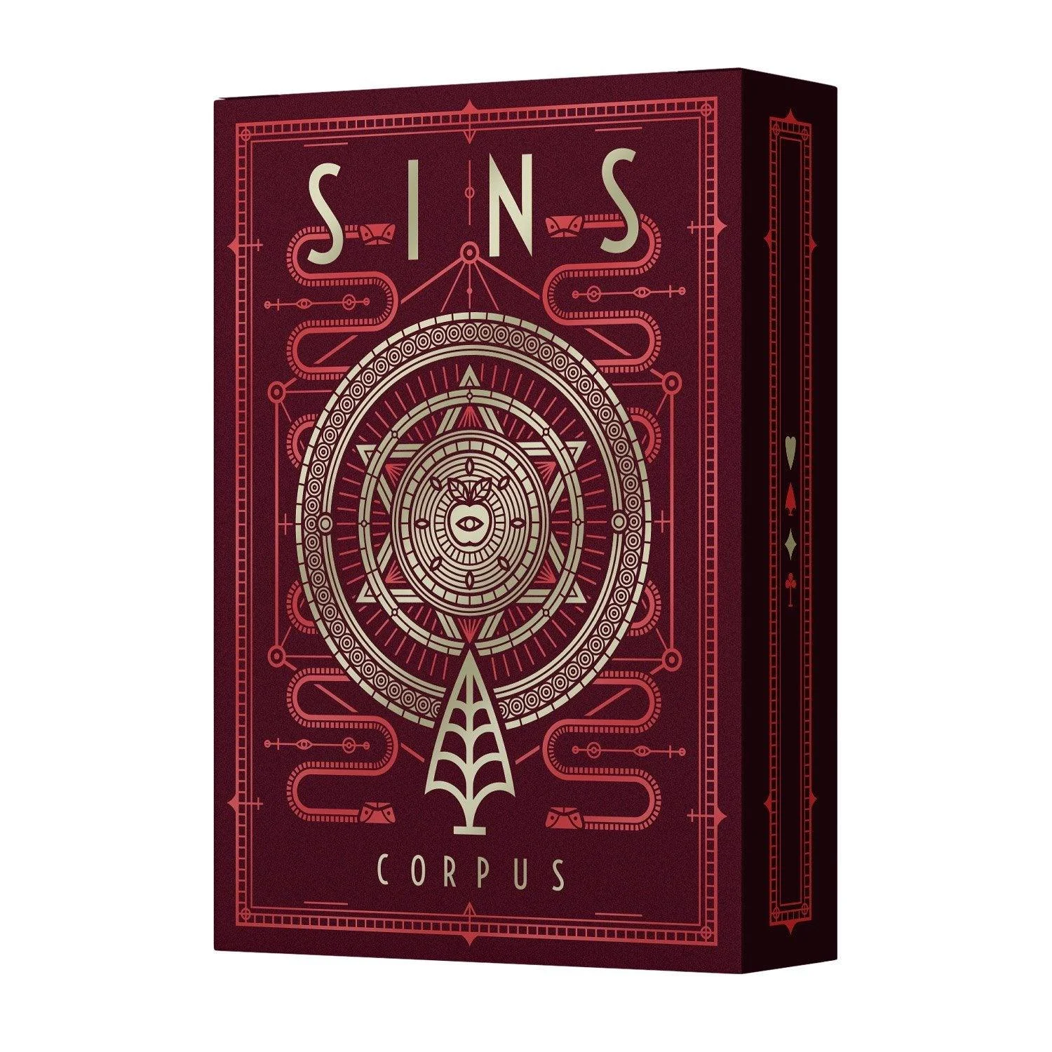 SINS Red Corpus playing cards