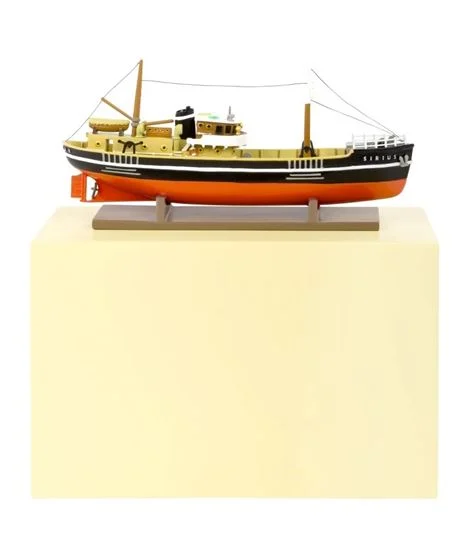 Sirius Ship Resin Figurine From Tintin's Adventures