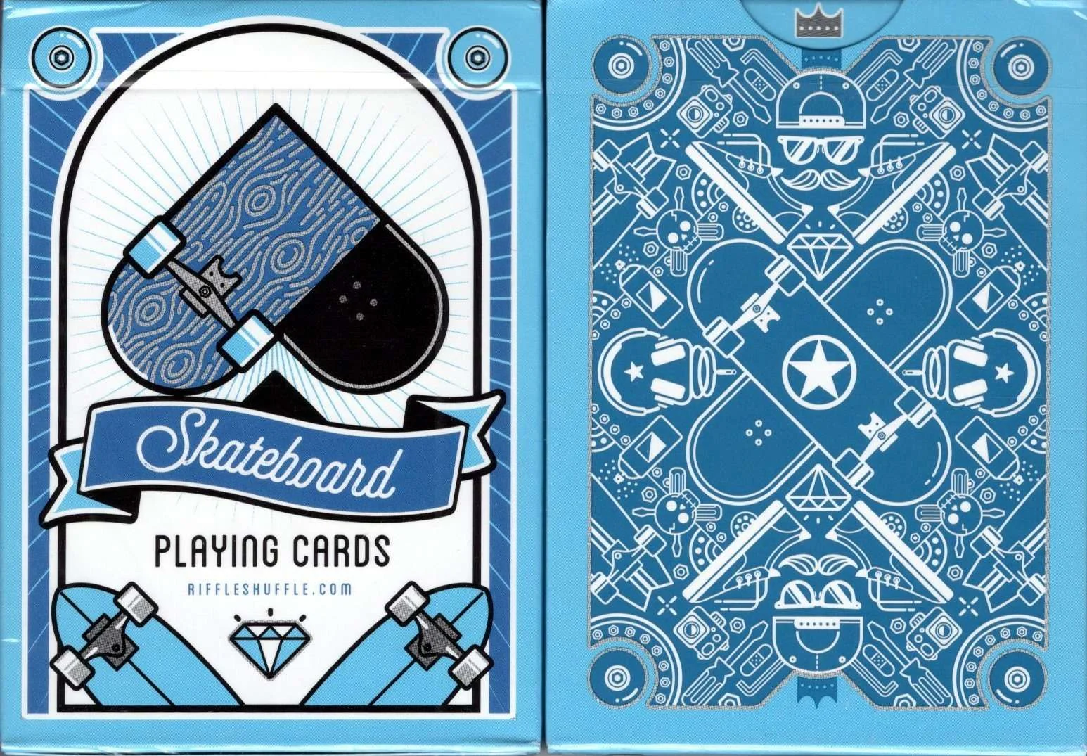Skateboard v1 Playing Cards USPCC