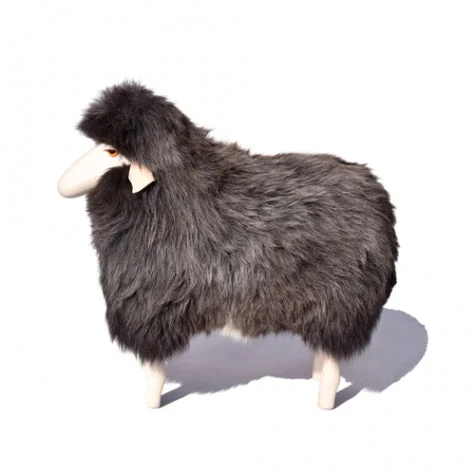 Small Brown Furry Decorative Sheep