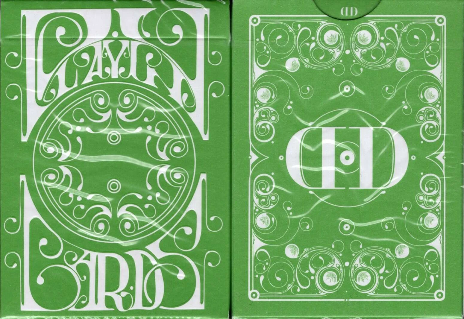 Smoke & Mirrors v8 Green Playing Cards USPCC