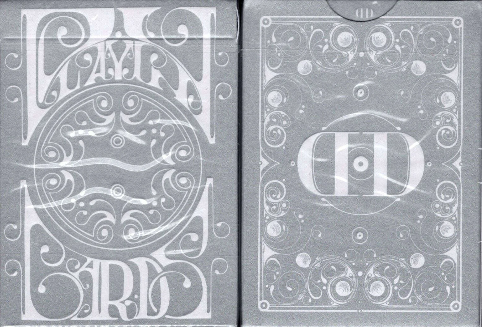 Smoke & Mirrors v8 Silver Playing Cards USPCC