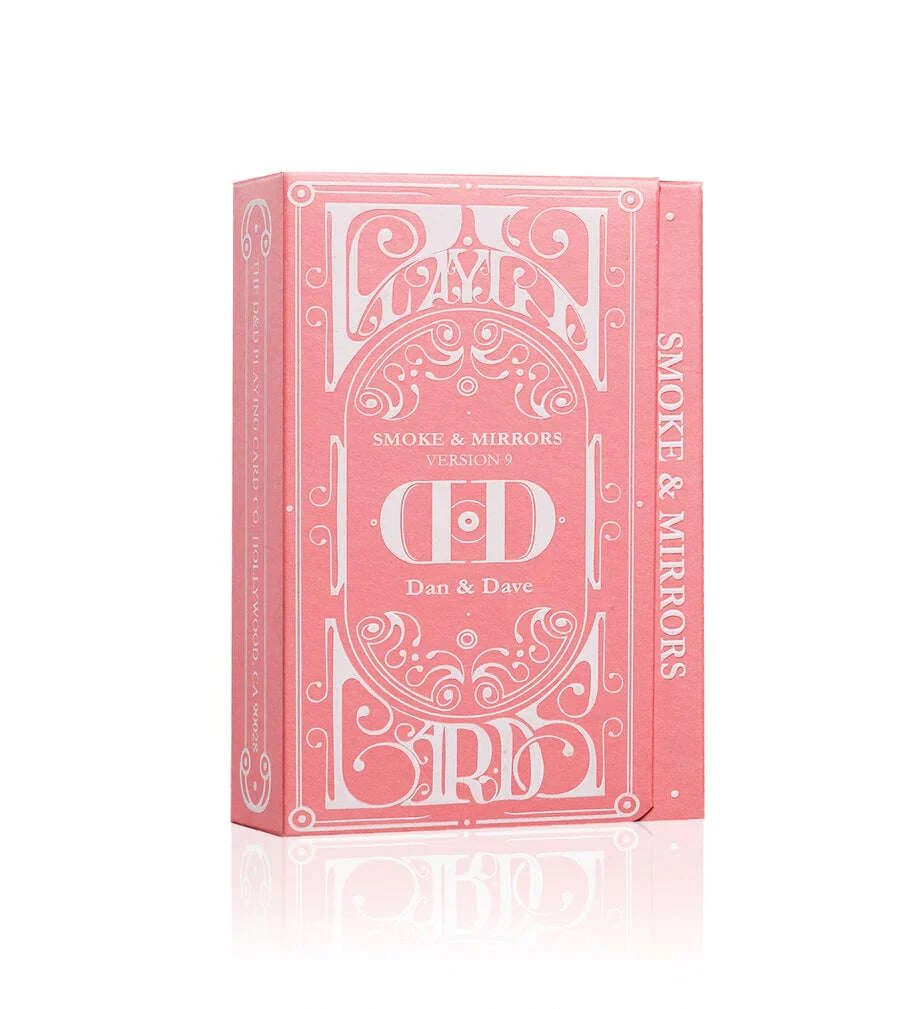 Smoke & Mirrors v9 Pink Deluxe Playing Cards USPCC