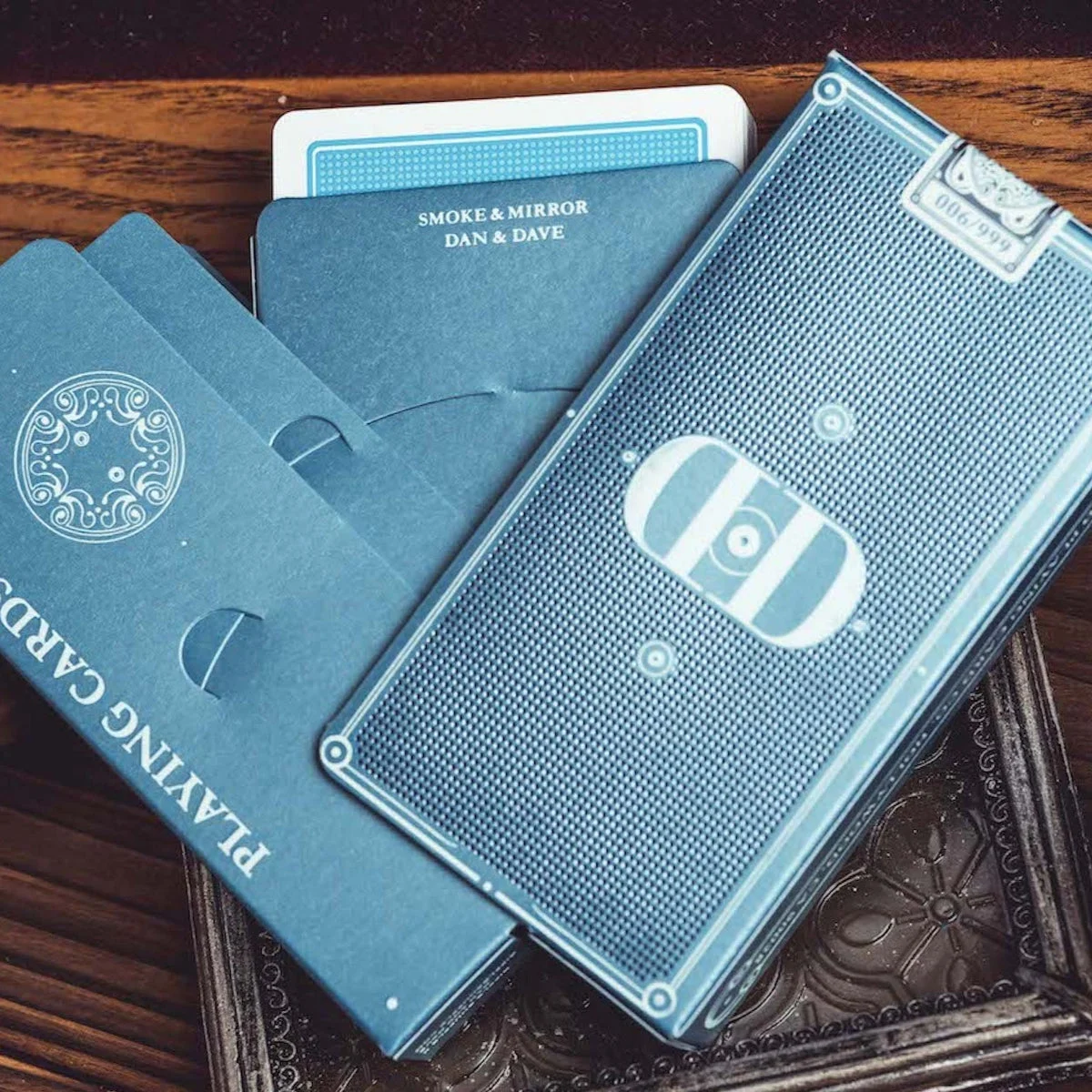 Smoke & Mirrors v9 Playing Cards - Blue