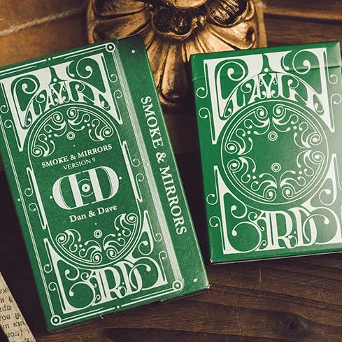 Smoke & Mirrors v9 Playing Cards - Green