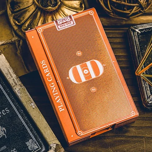 Smoke & Mirrors v9 Playing Cards - Orange