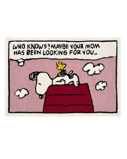 Snoopy Rug Comic Mom