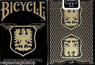 Sovereign Metal Copper Bicycle Playing Cards Deck