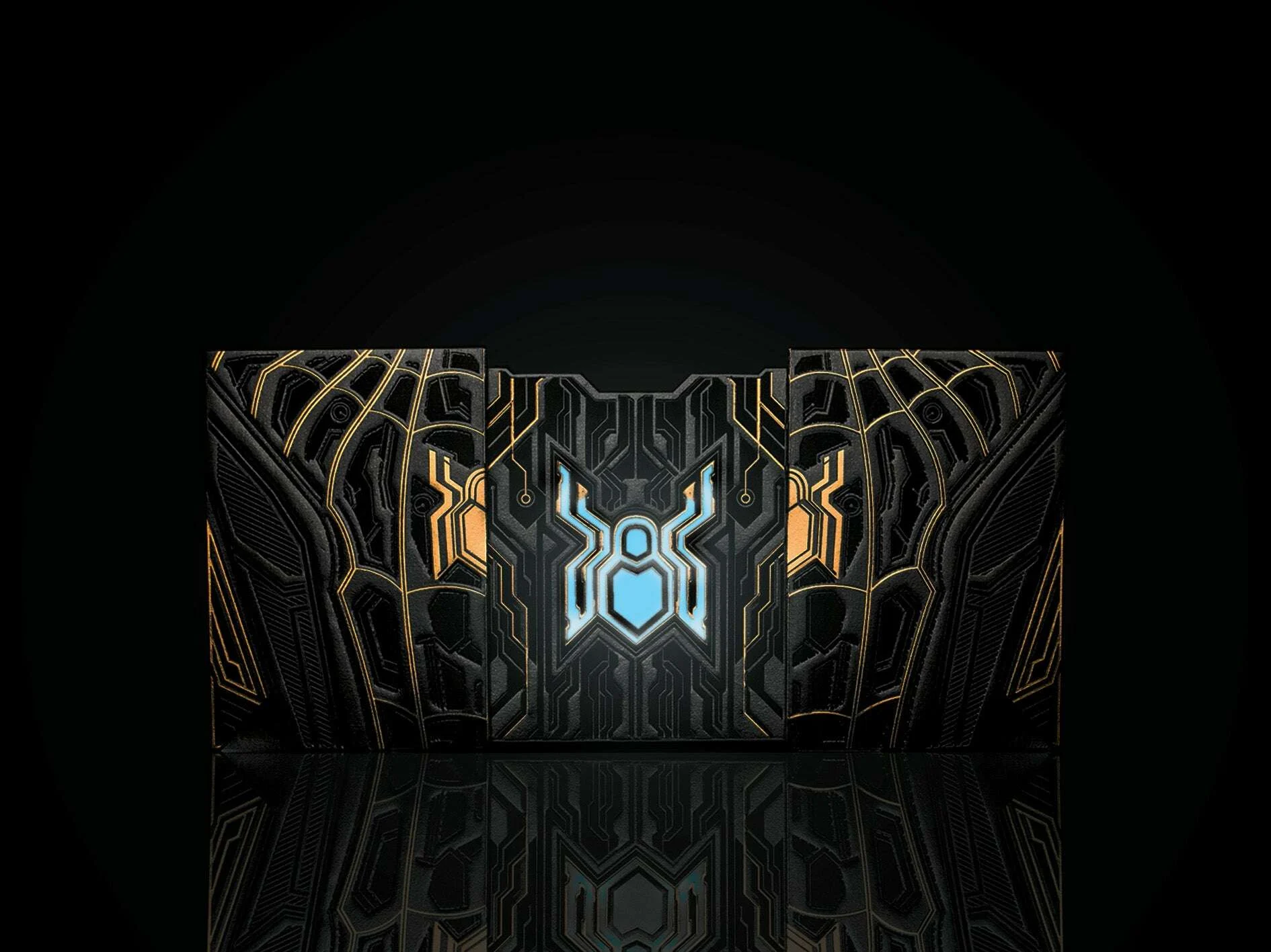 Spider-Man: Black & Gold Playing Cards