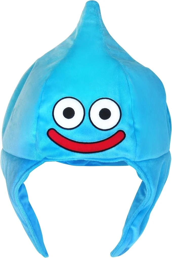 Square Enix Dragon Quest Smile Slime Plush Doll Cap Blue