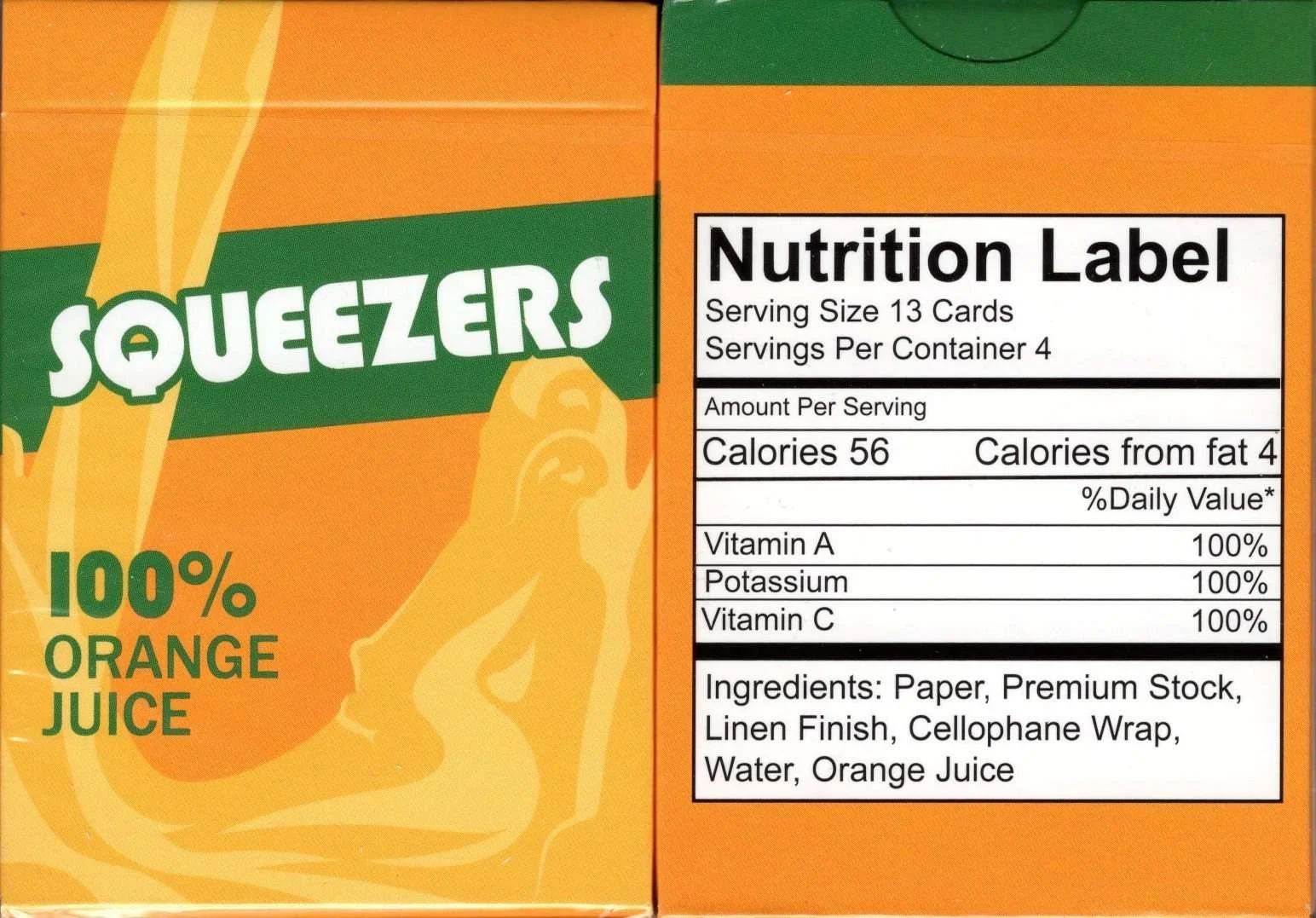 Squeezers Playing Cards USPCC