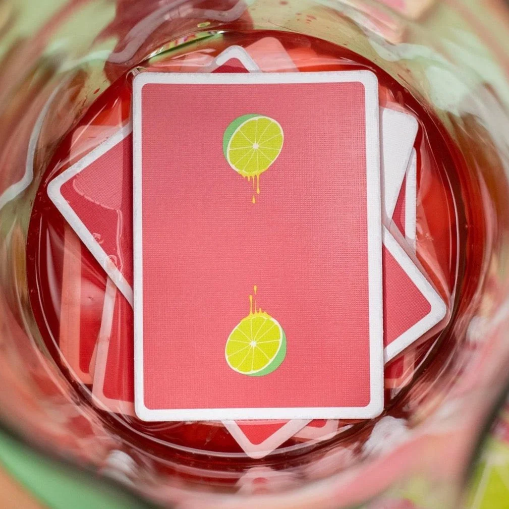 Squeezers V4 Playing Cards - Cherry Limeade