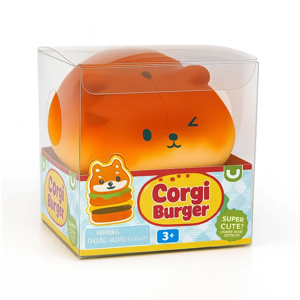 Squishy Corgi Burger Novelty Squishy Stress Toy