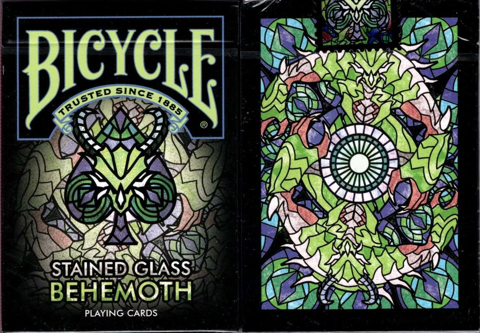 Stained Glass Behemoth Bicycle Playing Cards