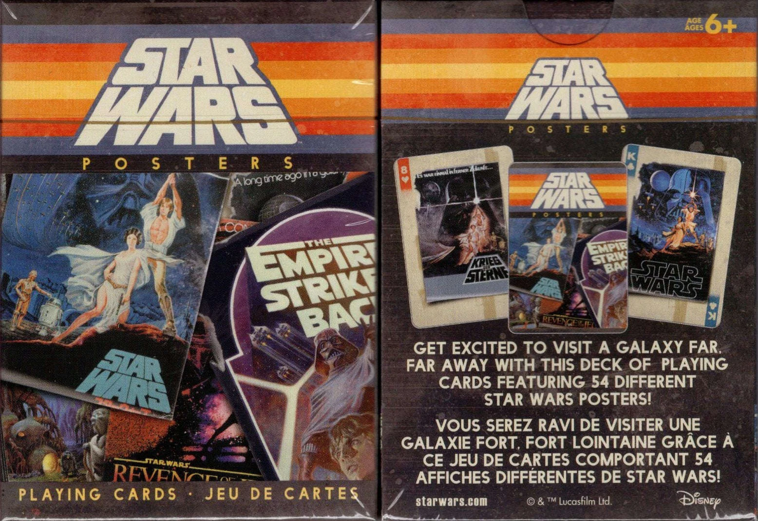 Star Wars Movie Posters Playing Cards Aquarius