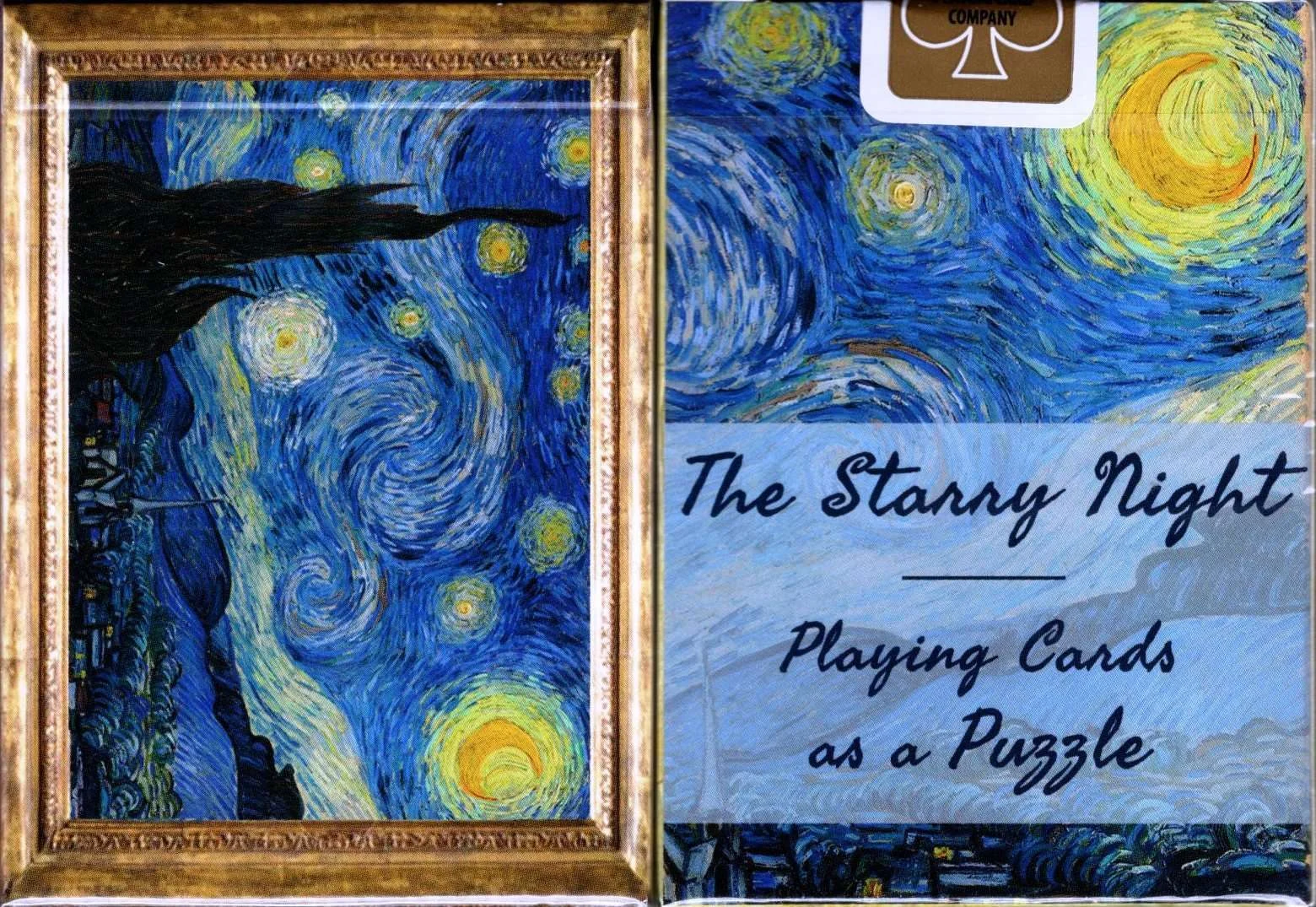 Starry Night Gold Gilded Playing Cards USPCC