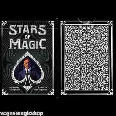 Stars of Magic Black Playing Cards Deck USPCC