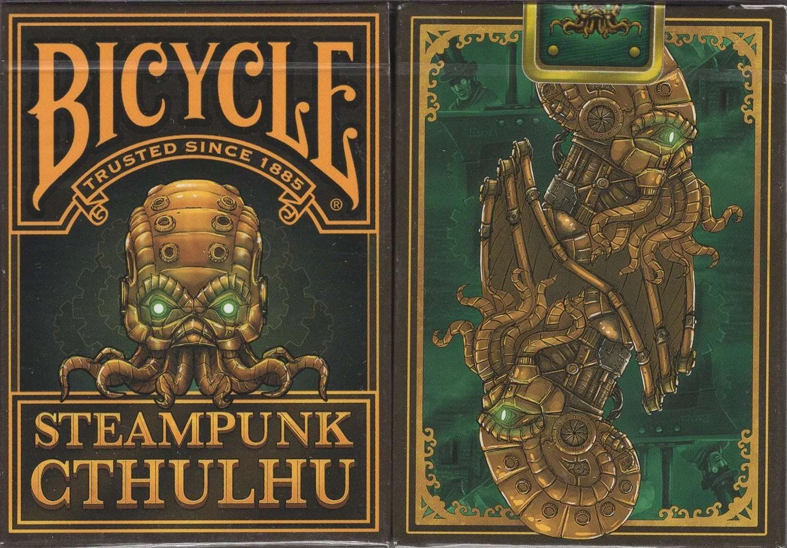 Steampunk Cthulhu Bicycle Playing Cards
