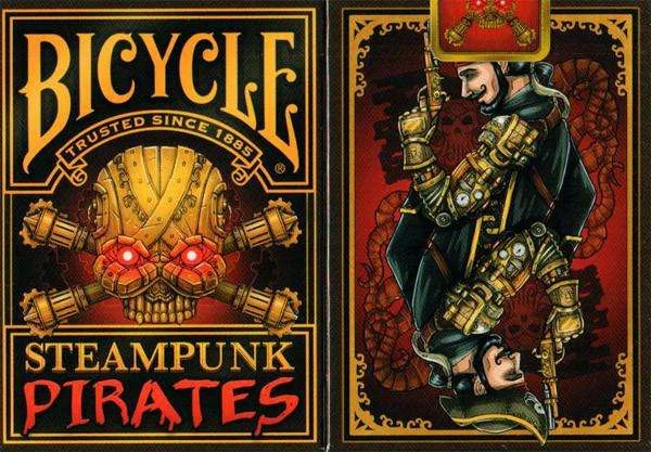 Steampunk Pirates Bicycle Playing Cards