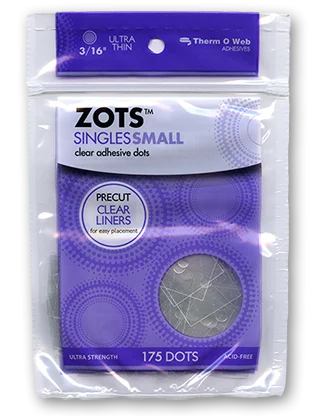 Sticky Dots Small (175 dots- 3/16 inch diameter) Bag of Singles