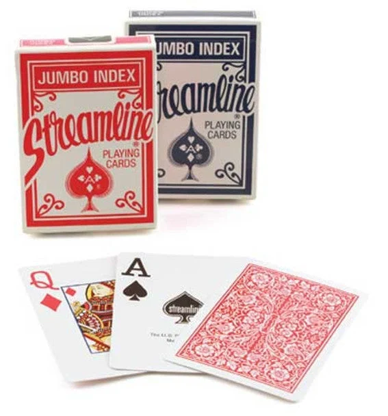 Streamline Playing Cards – Collector’s Single Deck - Jumbo Index