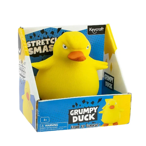 Stretch n Smash Grumpy Duck Stretchy Stress Toy