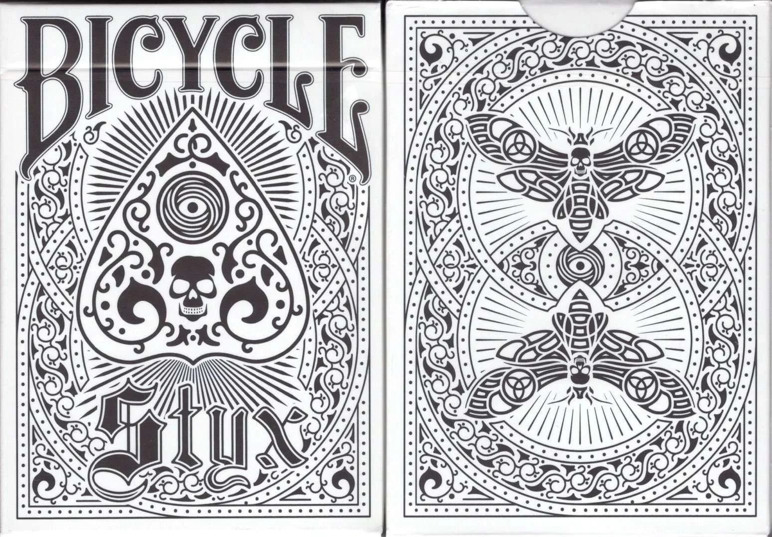 Styx White Bicycle Playing Cards