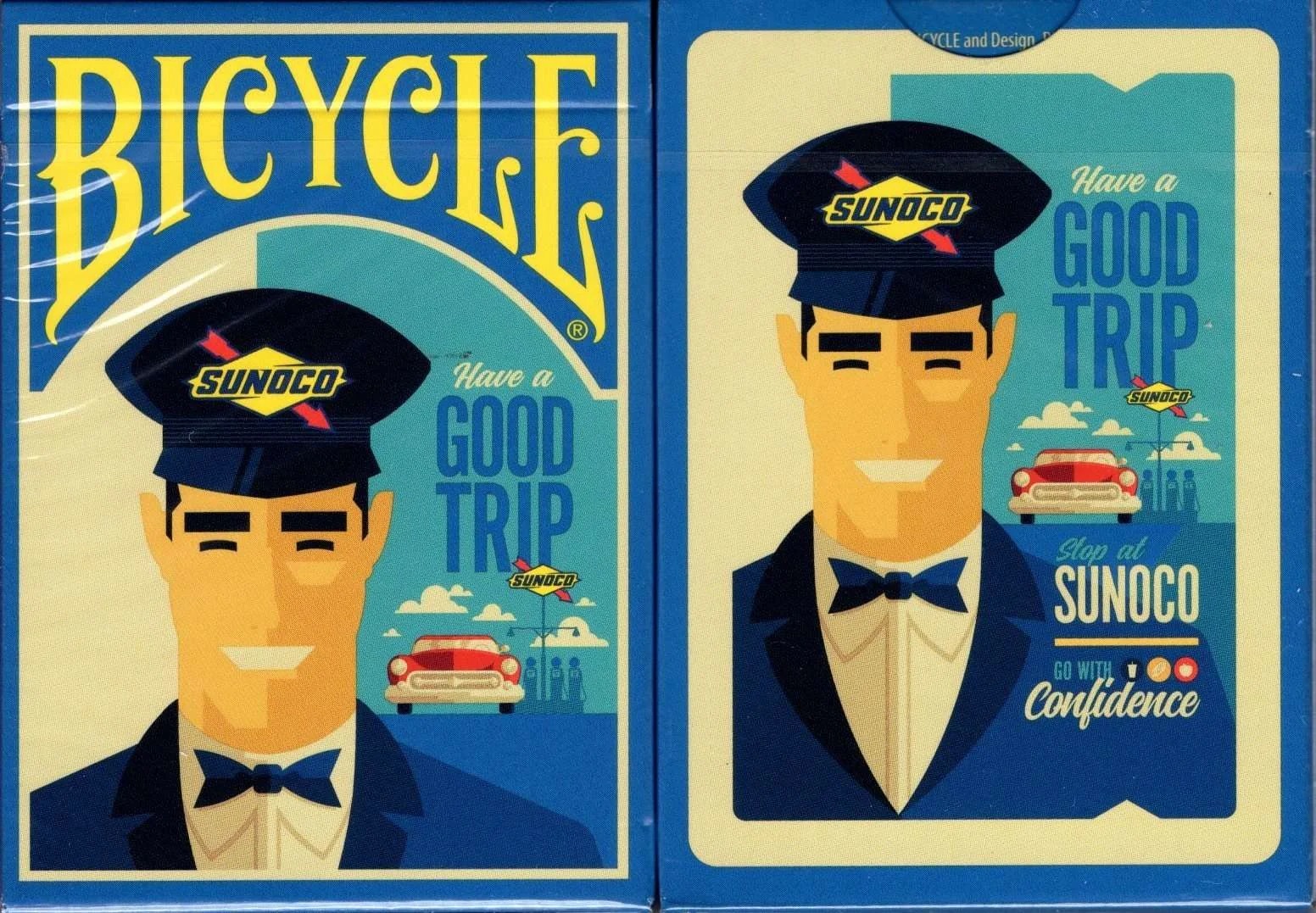 Sunoco Attendant Bicycle Playing Cards