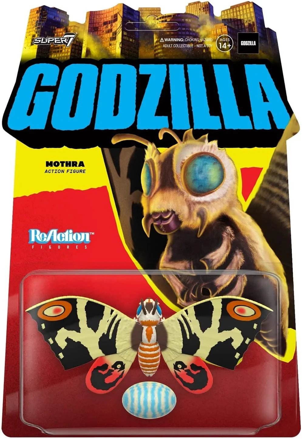 Super7 ReAction Figure - Godzilla: Mothra Toho