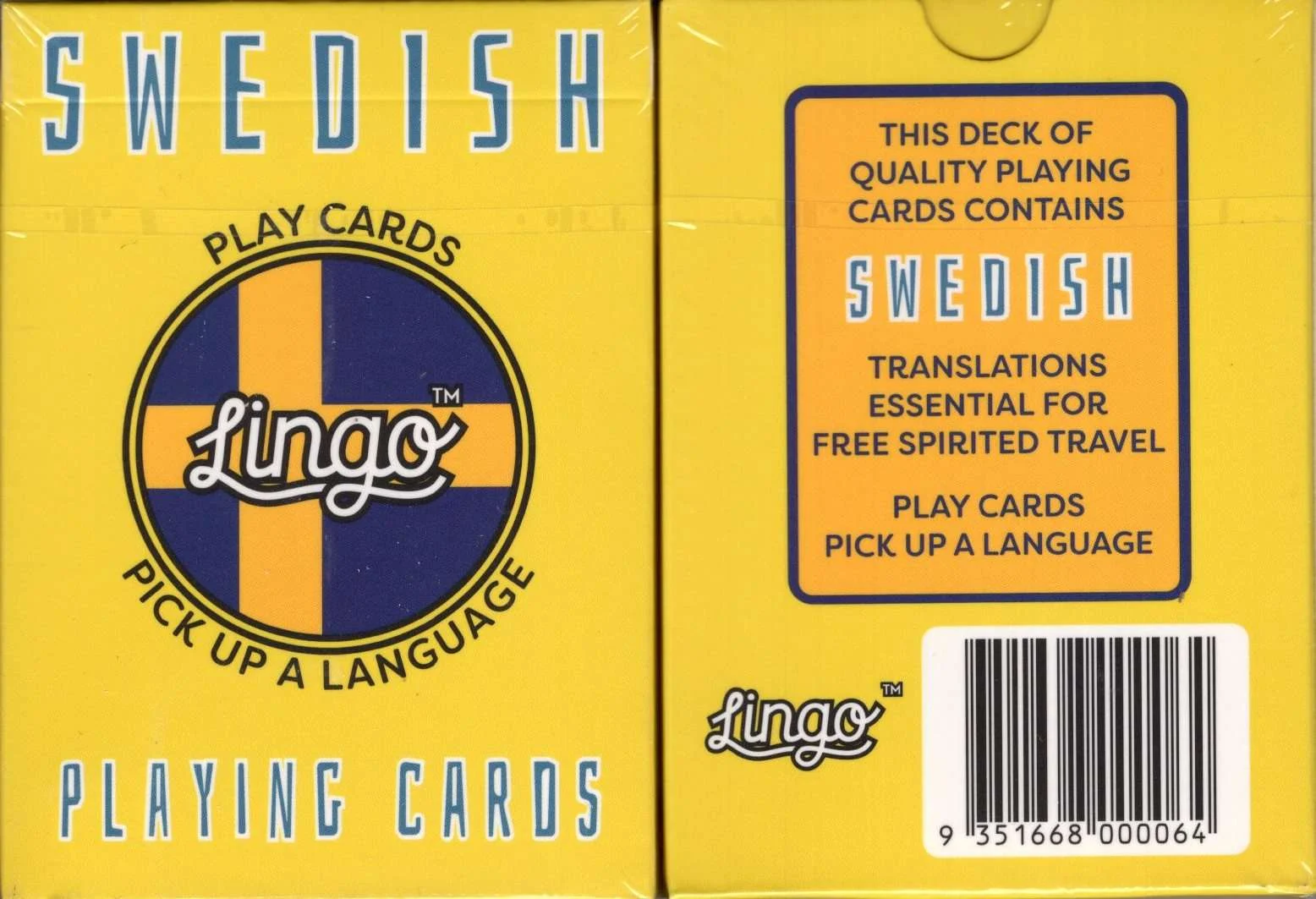 Swedish Lingo Playing Cards