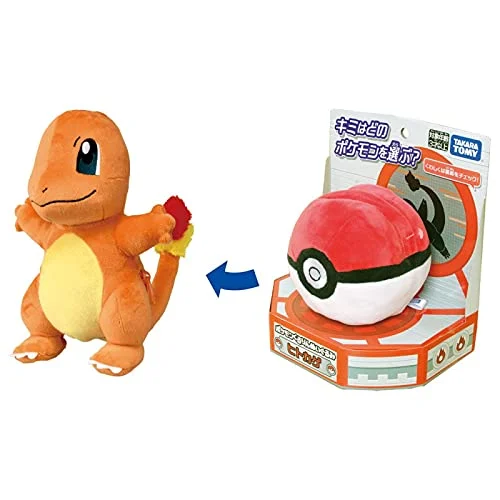 Takara Tomy 4 Inch Kururin Plush - Charmander
