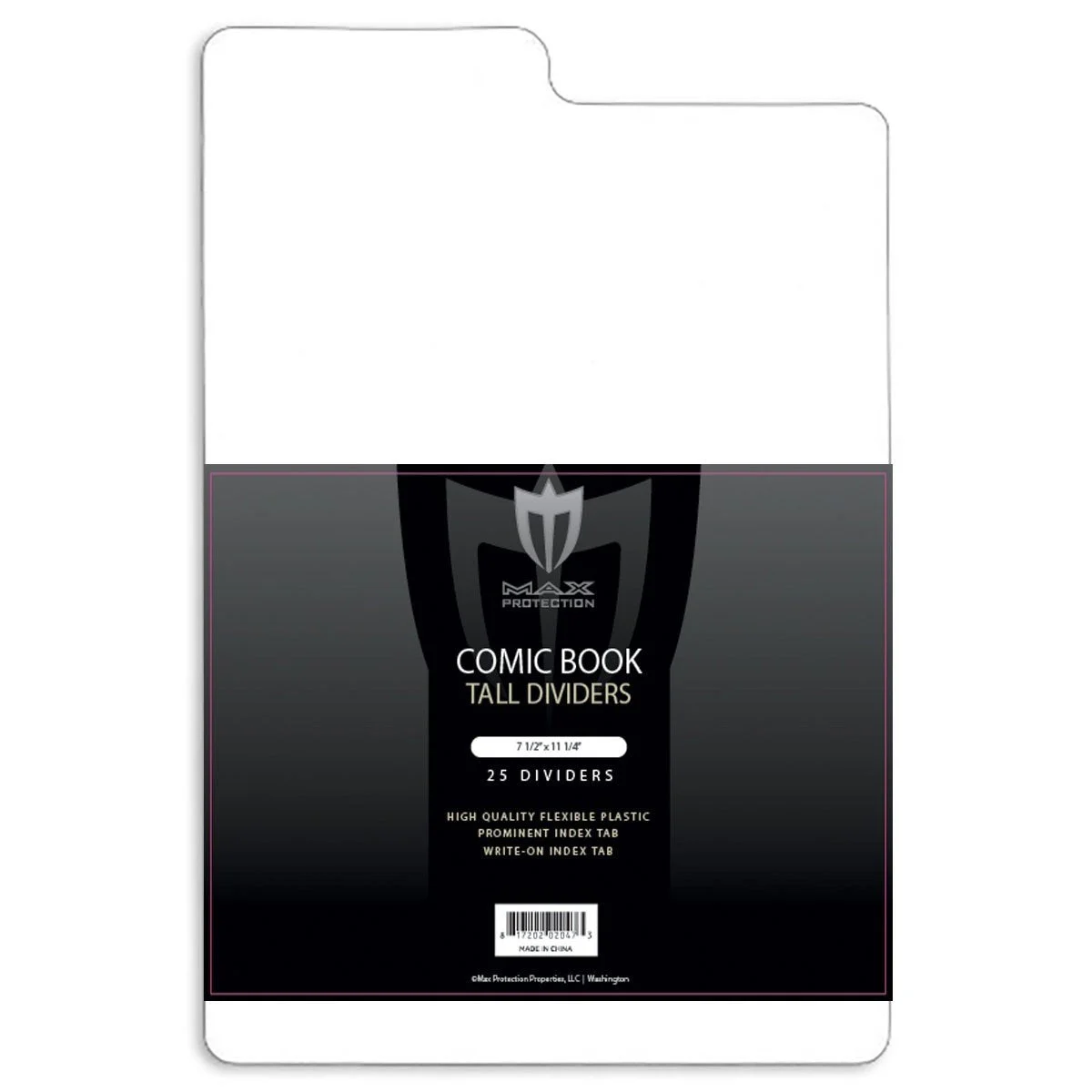Tall Comic Book Dividers - 25ct Pack