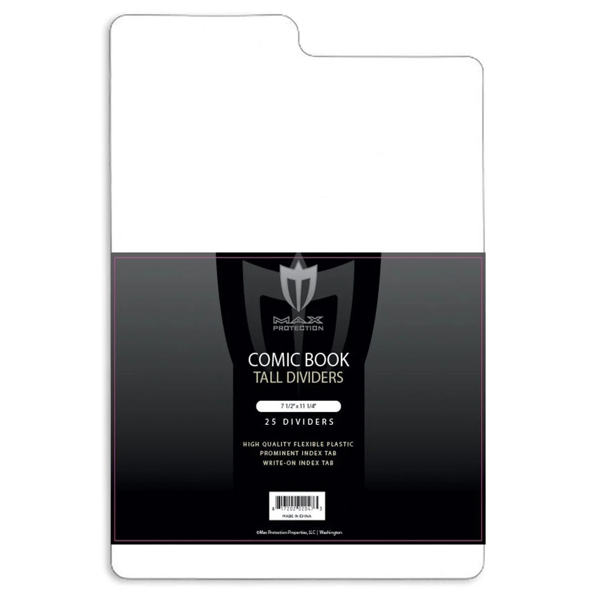 Tall Comic Book Dividers - 300ct Case