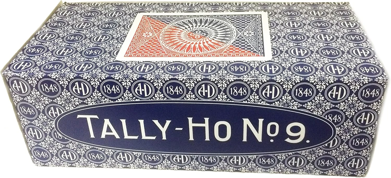 Tally-Ho Playing Cards – Collector’s Brick (12 Decks, Circle Back, Red & Blue)