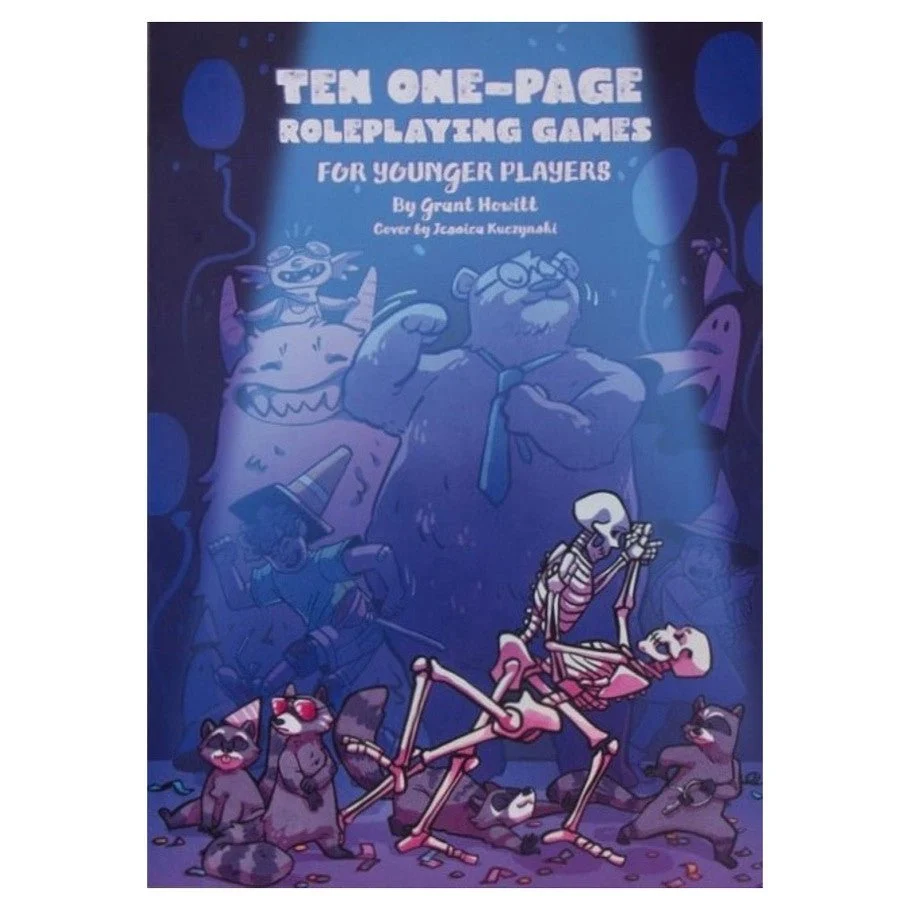Ten One Page RPGs Games for Younger Players