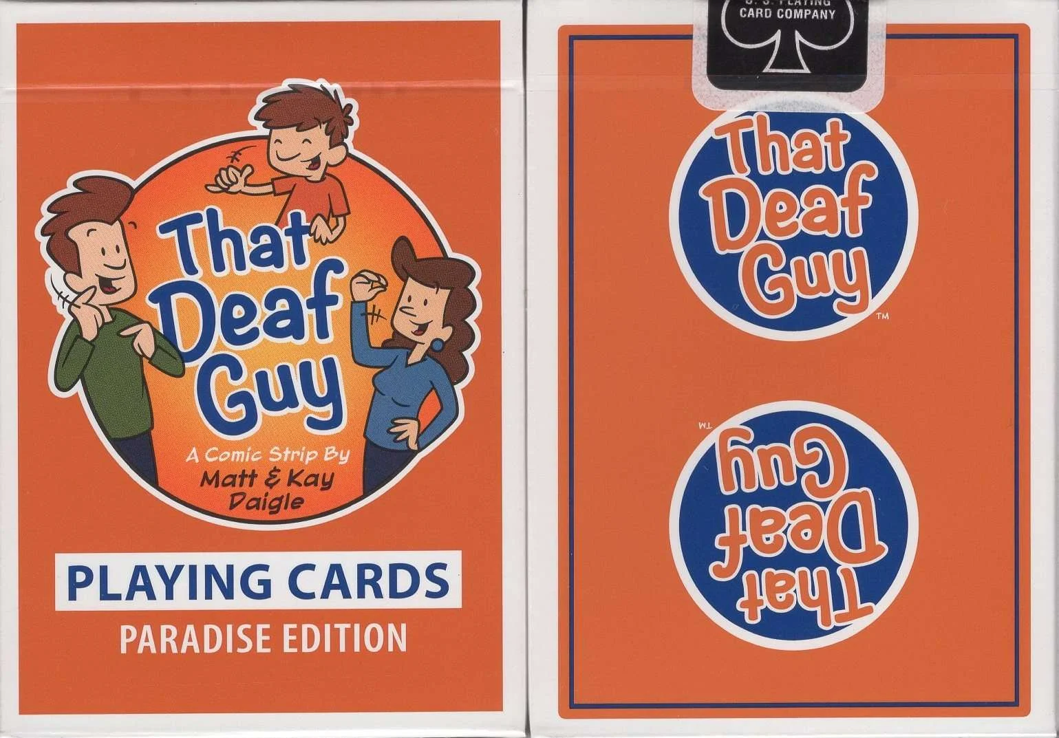 That Deaf Guy Paradise Playing Cards USPCC