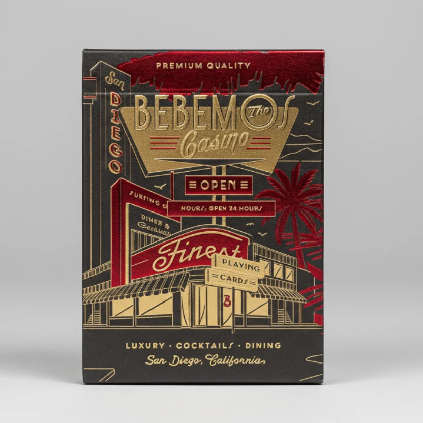 Theory11 Bebemos Casino Playing Cards – Limited Edition Retro