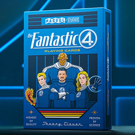Theory11 Fantastic Four Playing Cards – Retro-Futuristic Marvel Edition