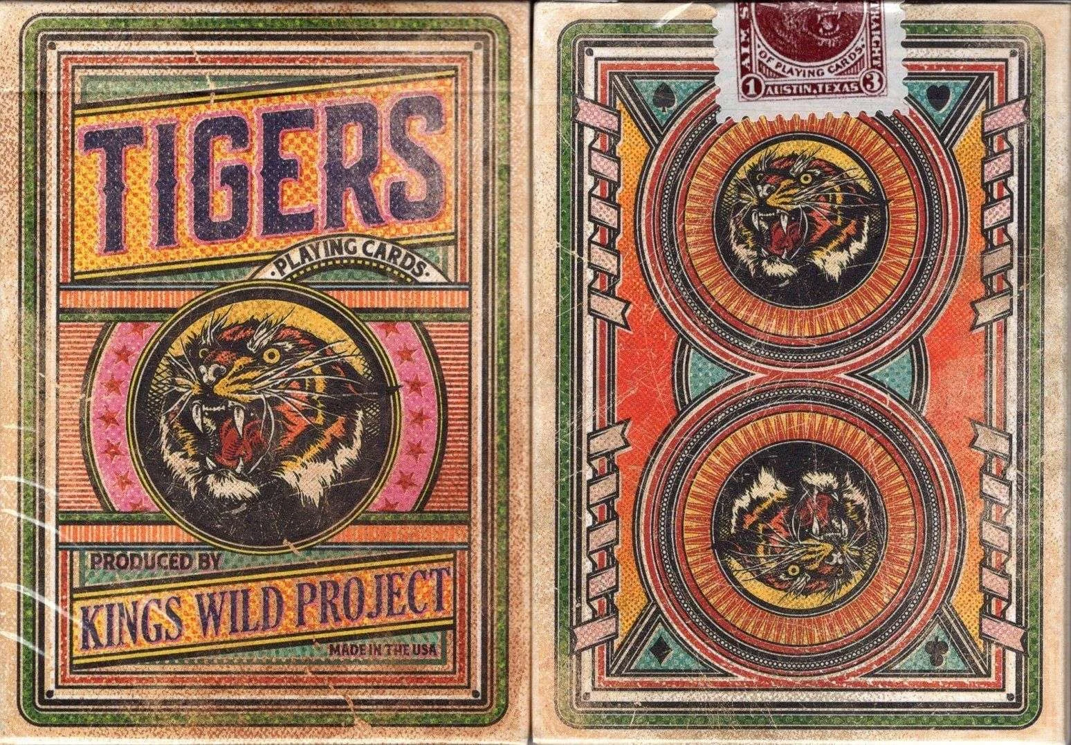 Tigers Kings Wild Project Playing Cards USPCC