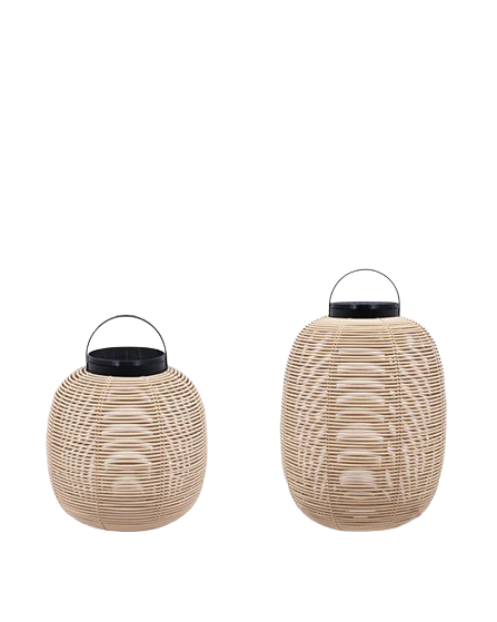 Tika Solar-powered Lantern Available in 2 Colors & 2 Sizes